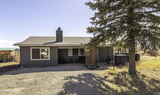 view of rear view of property