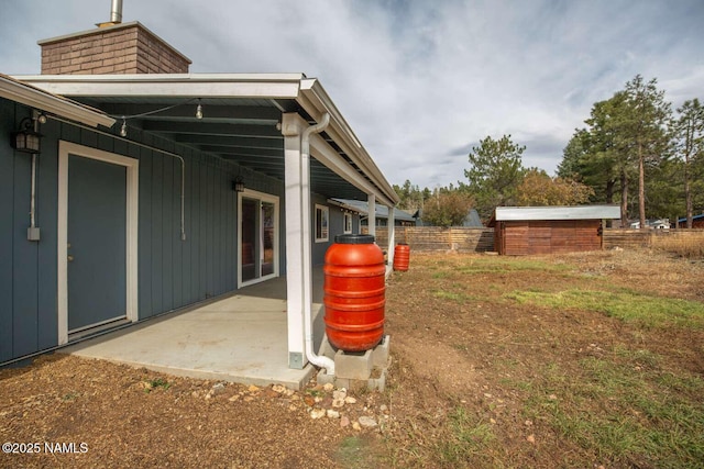 73 Seneca Dr, Flagstaff, AZ 86005 - exterior space with fence and a patio area