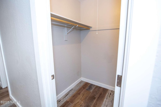 73 Seneca Dr, Flagstaff, AZ 86005 - walk in closet featuring wood finished floors
