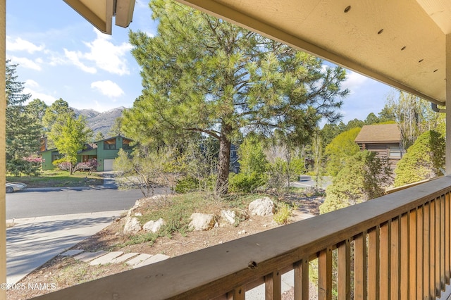 2545 N Broken Circle Rd, Flagstaff, AZ 86004 - balcony featuring a mountain view