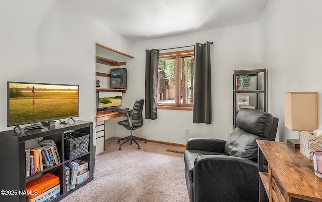 2606 N Fremont Blvd, Flagstaff, AZ 86001 - carpeted home office featuring baseboards