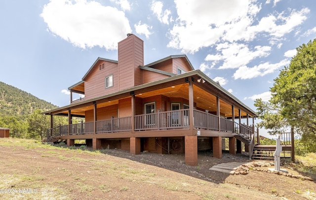 view of rear view of house