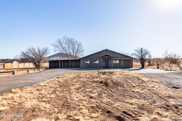 view of ranch-style home