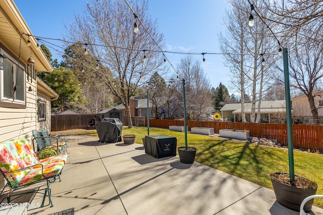 view of patio / terrace featuring a fenced backyard