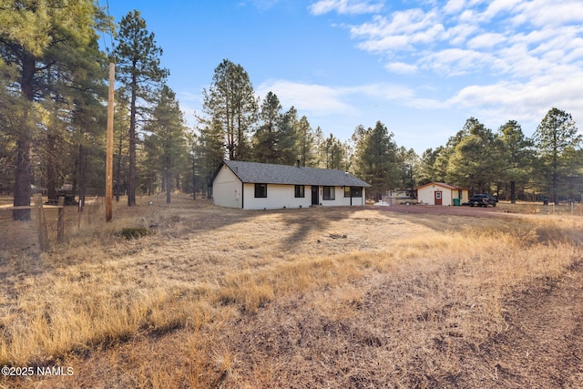 view of ranch-style home