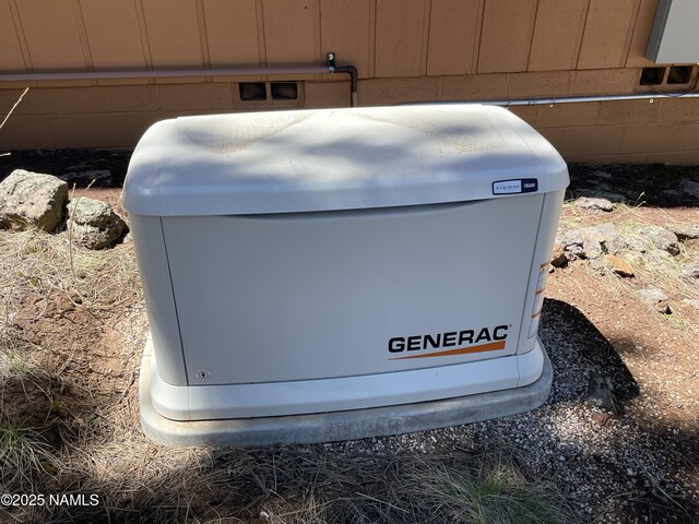 exterior view of a power unit