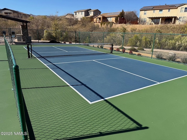 view of sport court