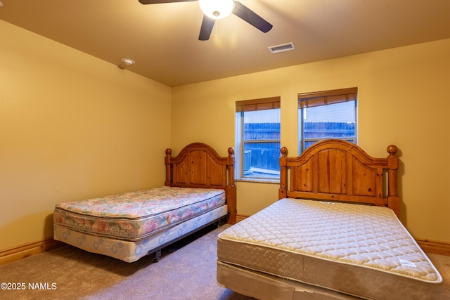 2163 S Highland Mesa Rd, Flagstaff, AZ 86001 - carpeted bedroom with ceiling fan