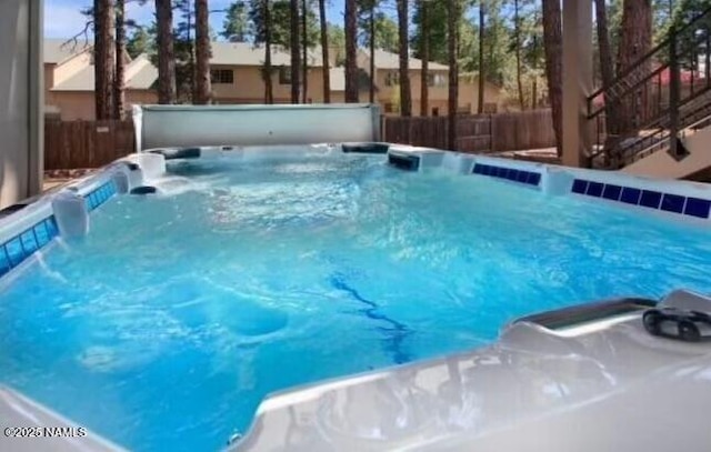 2163 S Highland Mesa Rd, Flagstaff, AZ 86001 - view of pool featuring a hot tub