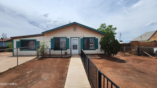 view of bungalow-style house