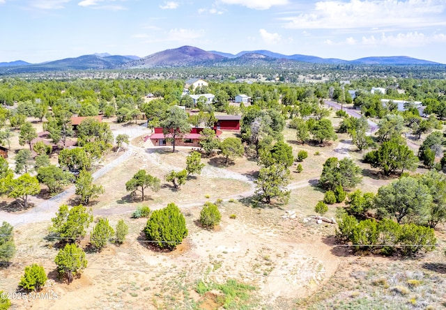 5920 Wildflower Rd, Flagstaff, AZ 86004 - bird's eye view with a mountain view