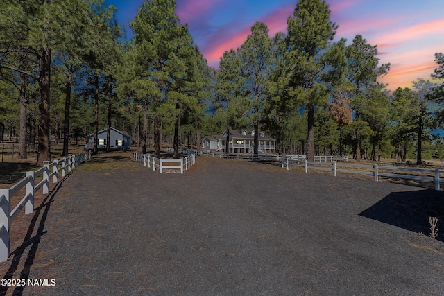 1533 S Minstrel Ln, Williams, AZ 86046 - view of street featuring an enclosed horse arena