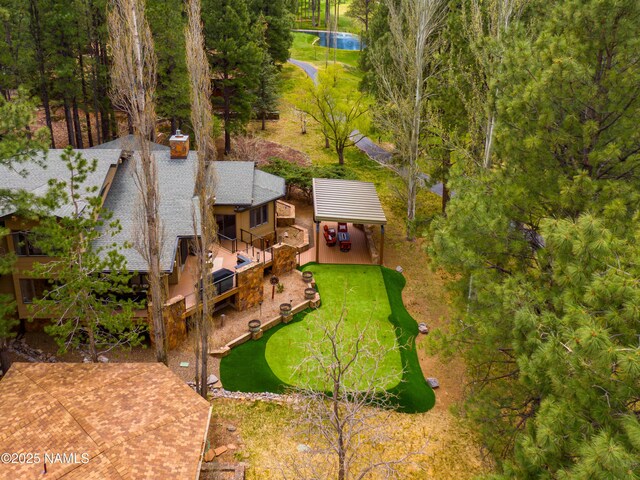 1451 N Mariposa Rd, Flagstaff, AZ 86004 - view from above of property
