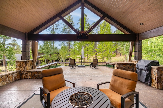 2047 E Del Rae Dr Unit 163, Flagstaff, AZ 86005 - view of patio with a grill