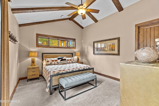 2047 E Del Rae Dr Unit 163, Flagstaff, AZ 86005 - bedroom with light carpet and ceiling fan