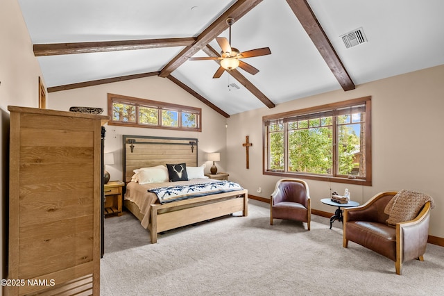 2047 E Del Rae Dr Unit 163, Flagstaff, AZ 86005 - bedroom featuring carpet, multiple windows, and a ceiling fan