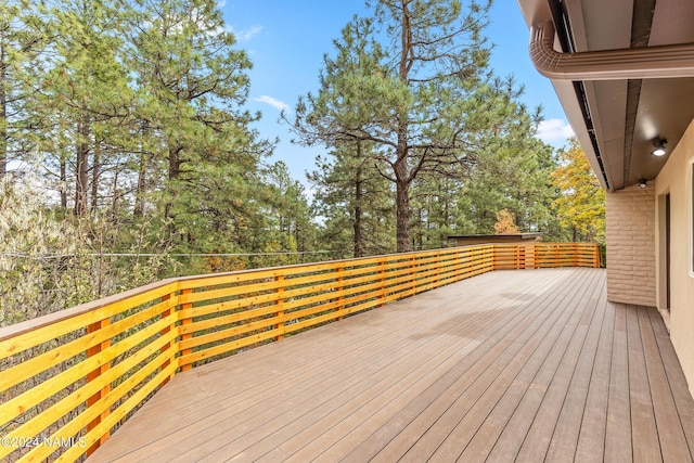 1024 E Hillcrest Dr, Flagstaff, AZ 86004 - view of wooden terrace