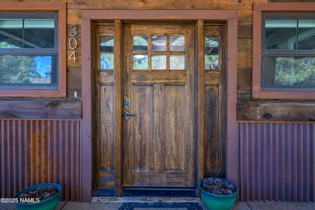 view of property entrance