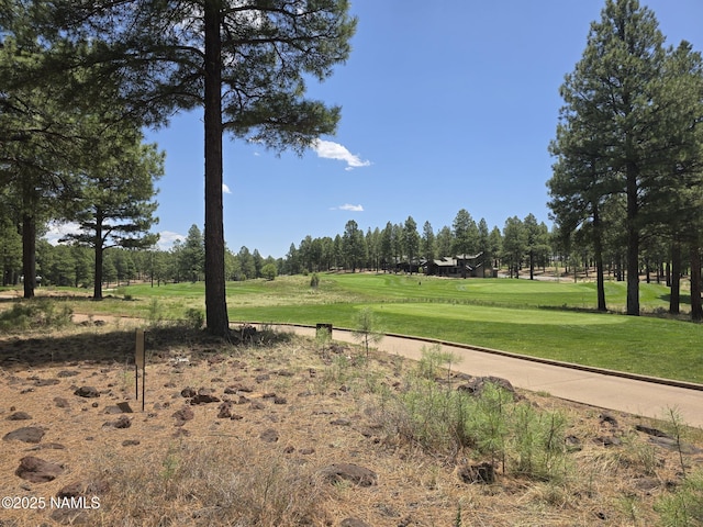 3515 Lariat Loop, Flagstaff, AZ 86005 - view of home's community with view of wooded area and a lawn