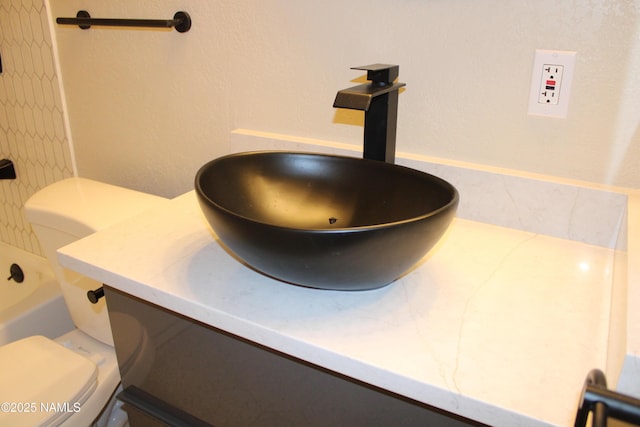 room details with sink and toilet