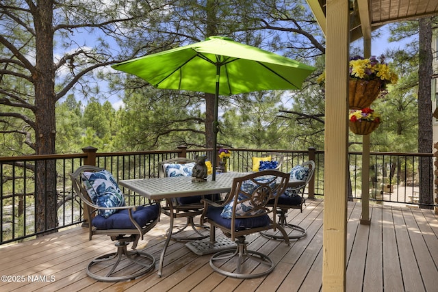 1248 W Lil Ben Trl, Flagstaff, AZ 86001 - deck featuring outdoor dining area
