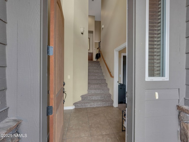 449 E Woodland Dr, Flagstaff, AZ 86001 - staircase featuring tile patterned flooring