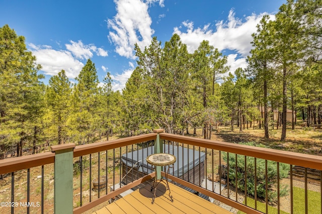 2201 N Rio De Flag Dr, Flagstaff, AZ 86004 - view of wooden deck