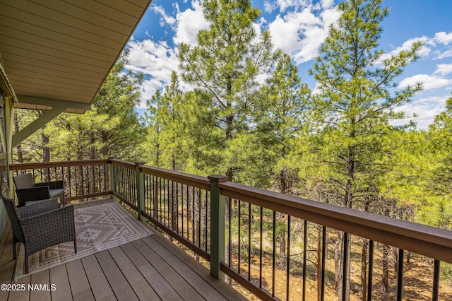 2201 N Rio De Flag Dr, Flagstaff, AZ 86004 - view of wooden deck