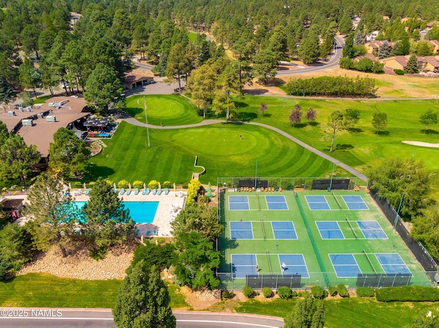 2201 N Rio De Flag Dr, Flagstaff, AZ 86004 - aerial view of a local golf course and a pool