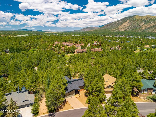 2201 N Rio De Flag Dr, Flagstaff, AZ 86004 - aerial view of residential area featuring mountains and a forest