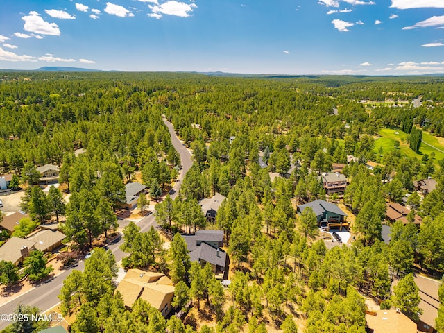 2201 N Rio De Flag Dr, Flagstaff, AZ 86004 - aerial view of residential area featuring a heavily wooded area