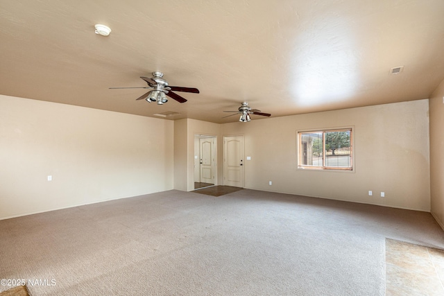 empty room with light carpet