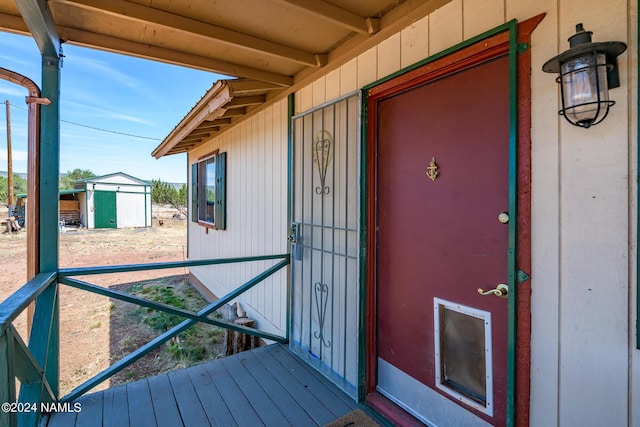 view of entrance to property