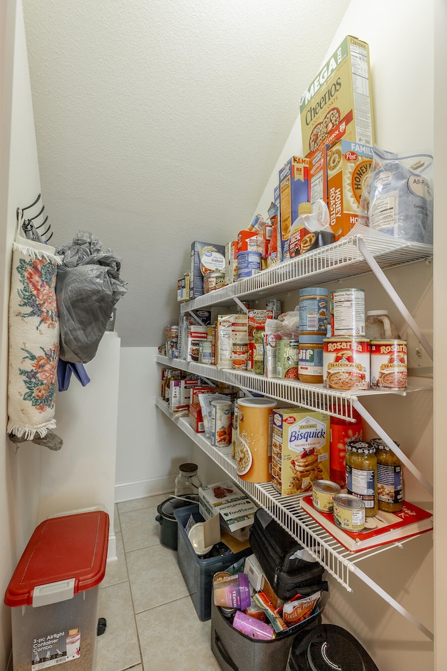 view of pantry