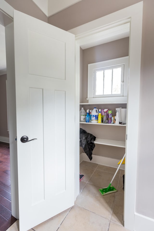 view of pantry