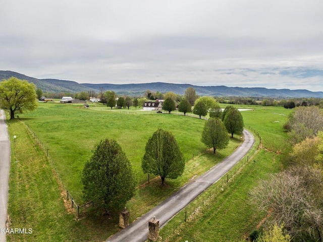 exterior space featuring a rural view