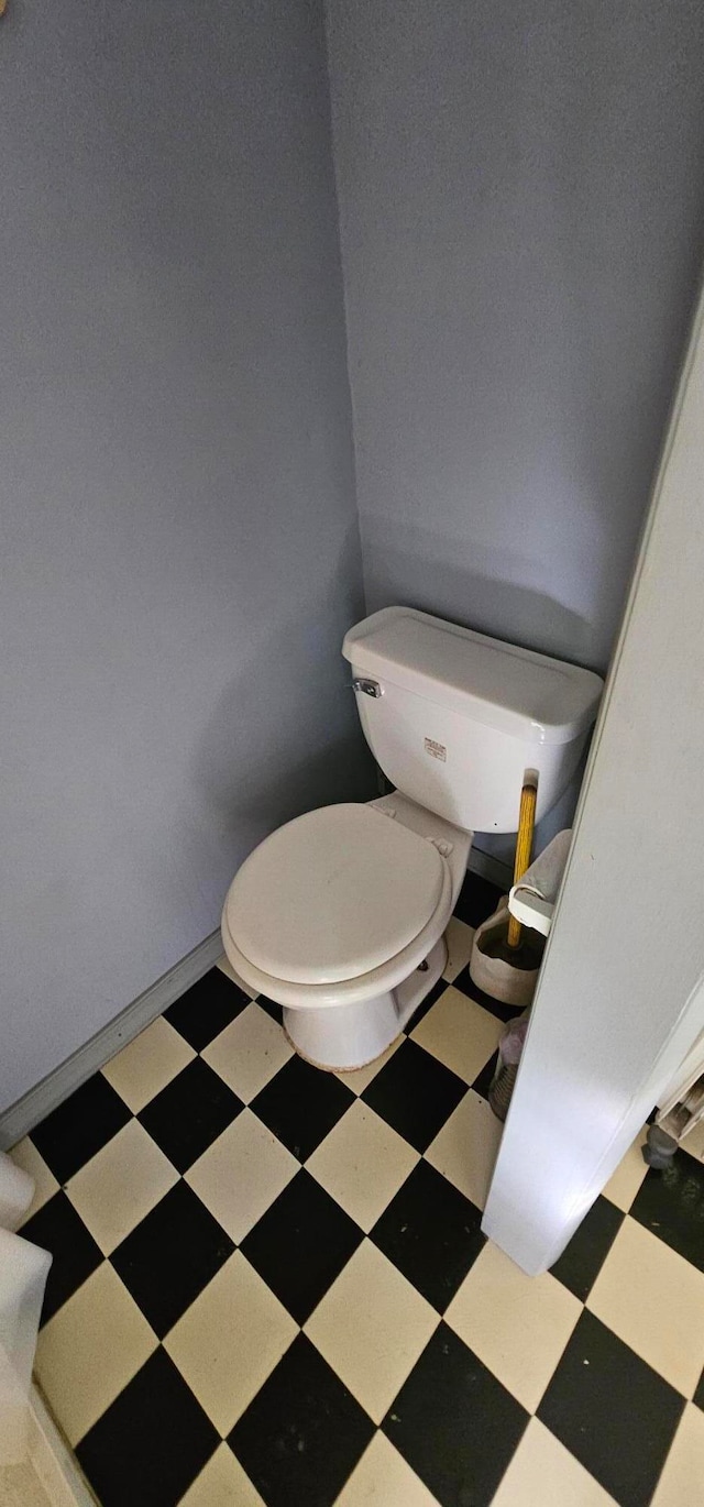 bathroom with toilet