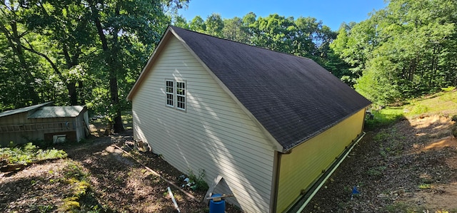 view of side of property