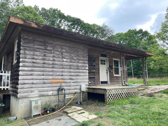 view of front of home