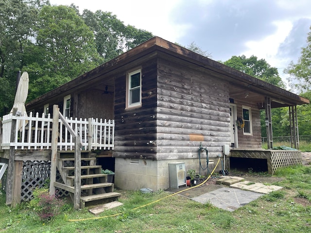 view of side of home