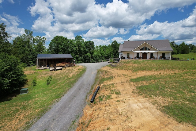 1033 SE Carter Rd, Old Fort, TN 37362 - view of road with driveway