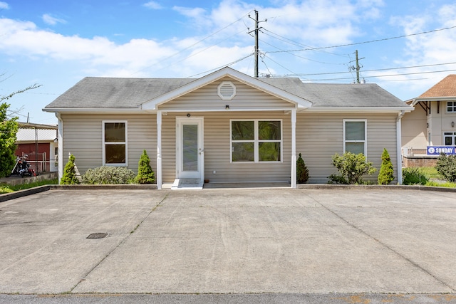 view of ranch-style house