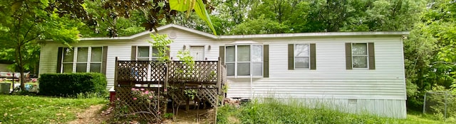 view of front of property