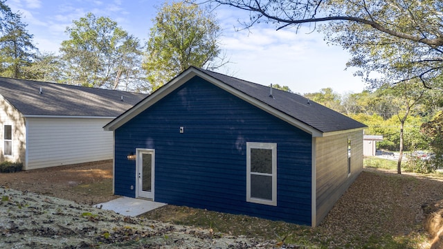 view of back of property