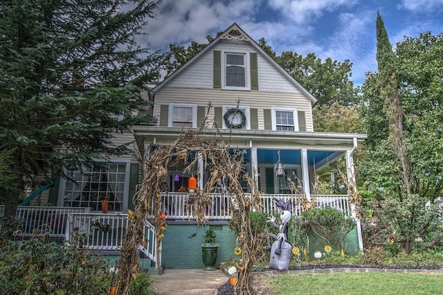 victorian house with covered porch