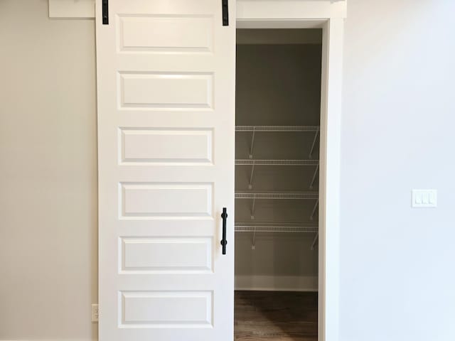 view of closet