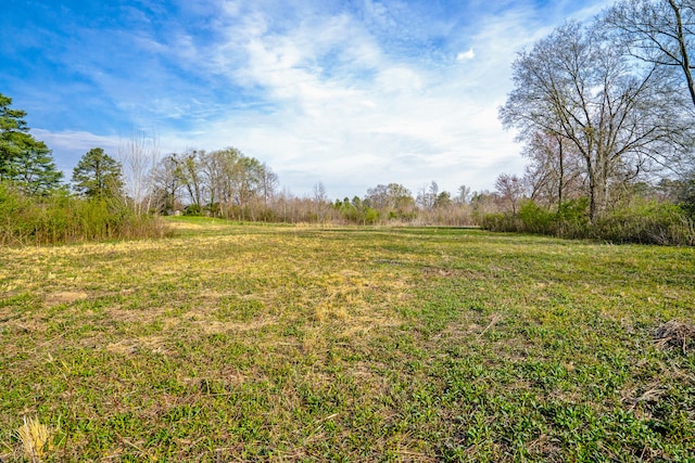 view of landscape featuring a rural view