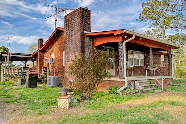 view of back of property