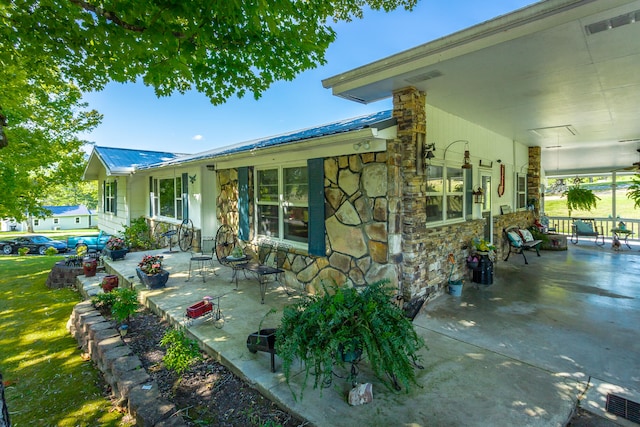 view of patio