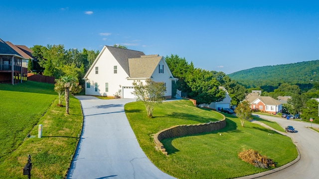 exterior space with a yard